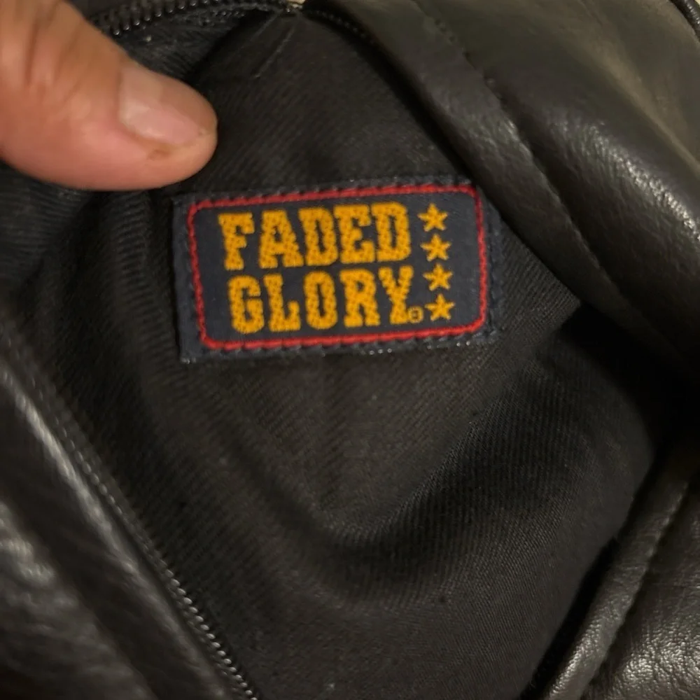 Vintage Faded Glory Crossbody Black Leather Women's Bag